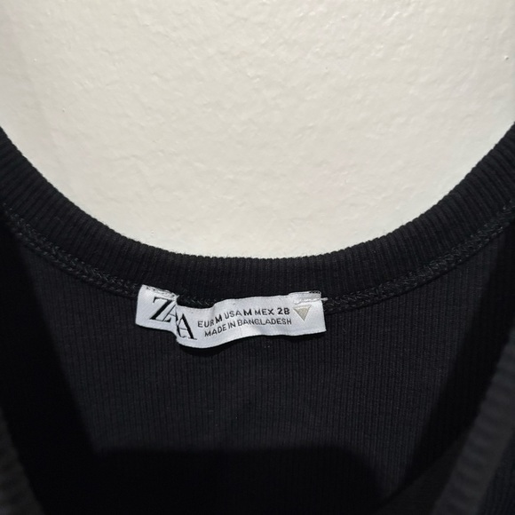 Zara black tank size Medium - Picture 3 of 3